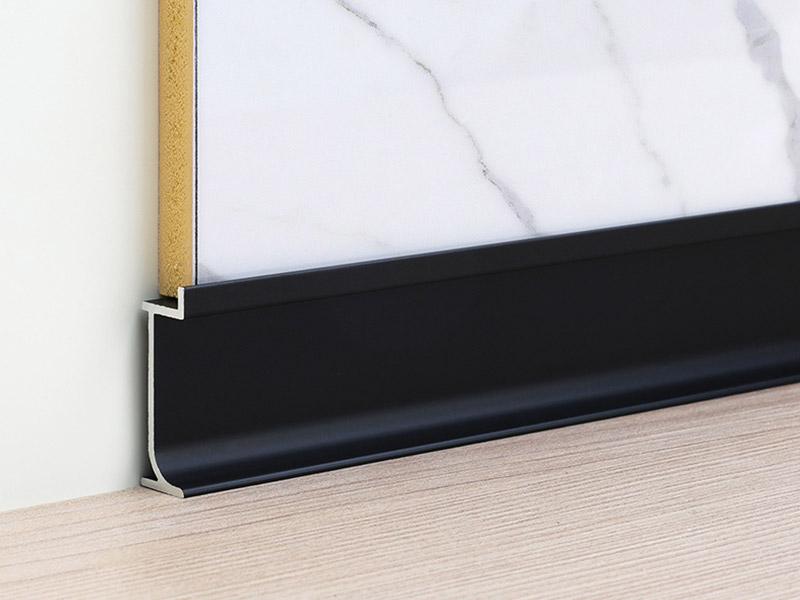 Встраиваемый алюминиевый плинтус 30*9,7 мм