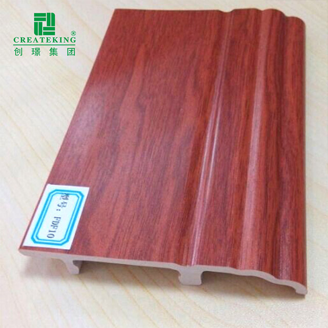 Плинтус с зажимом из ПВХ 100*15 мм