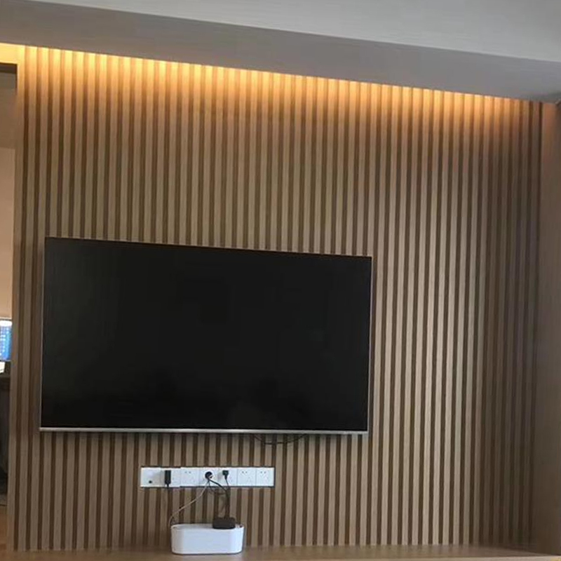 WPC рифленая стеновая панель