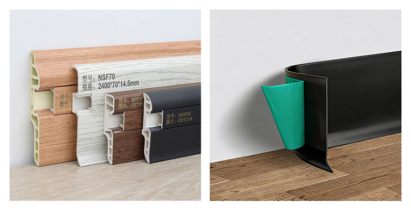 Резиновый плинтус против плинтуса из ПВХ