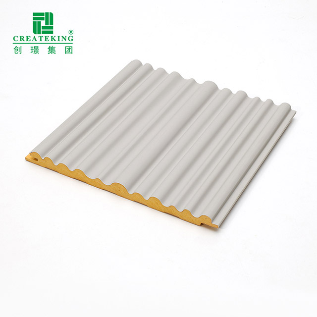 Решетка в форме волны из цельного дерева 159*11 мм