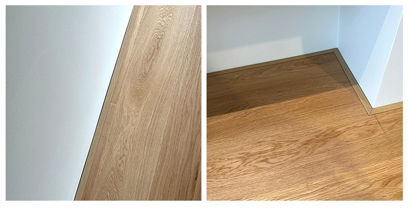 30*20 мм L-образная кромка пола из ПВХ