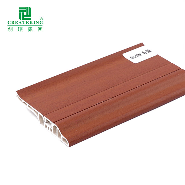 78*17 мм ПВХ ягненок язык скрытый плинтус для ногтей