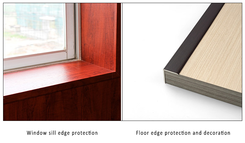 32*28 мм L-образные кромочные полоски для углов пола из массива ПВХ из ПВХ