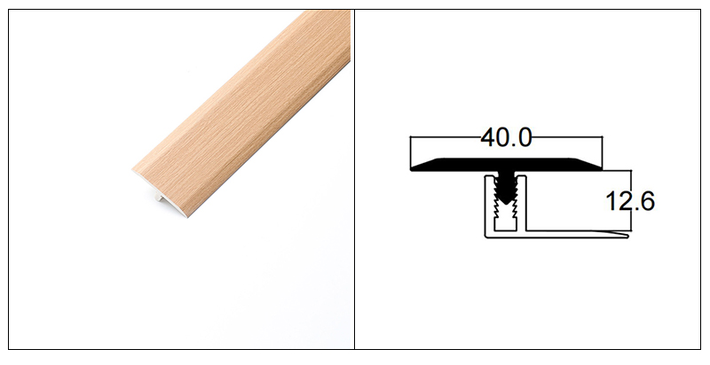ПВХ Т-образные кромки пола