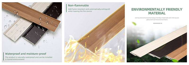 Плинтус из ягненка из ПВХ 95*16 мм