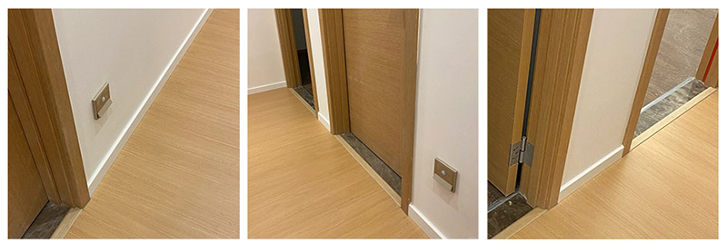 Плинтус с зажимом из ПВХ 76*14 мм