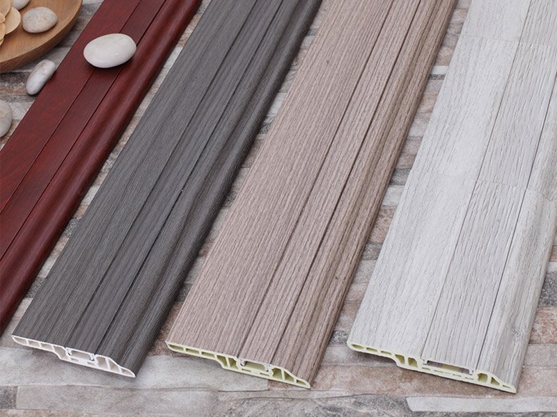 Плинтус для скрытых гвоздей из ПВХ 100*14 мм