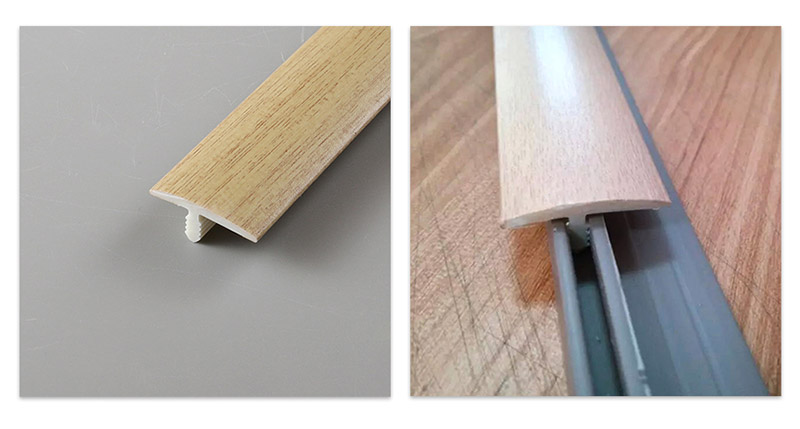 Переходная полоса для пола из ПВХ Т-образной формы 25*8 мм