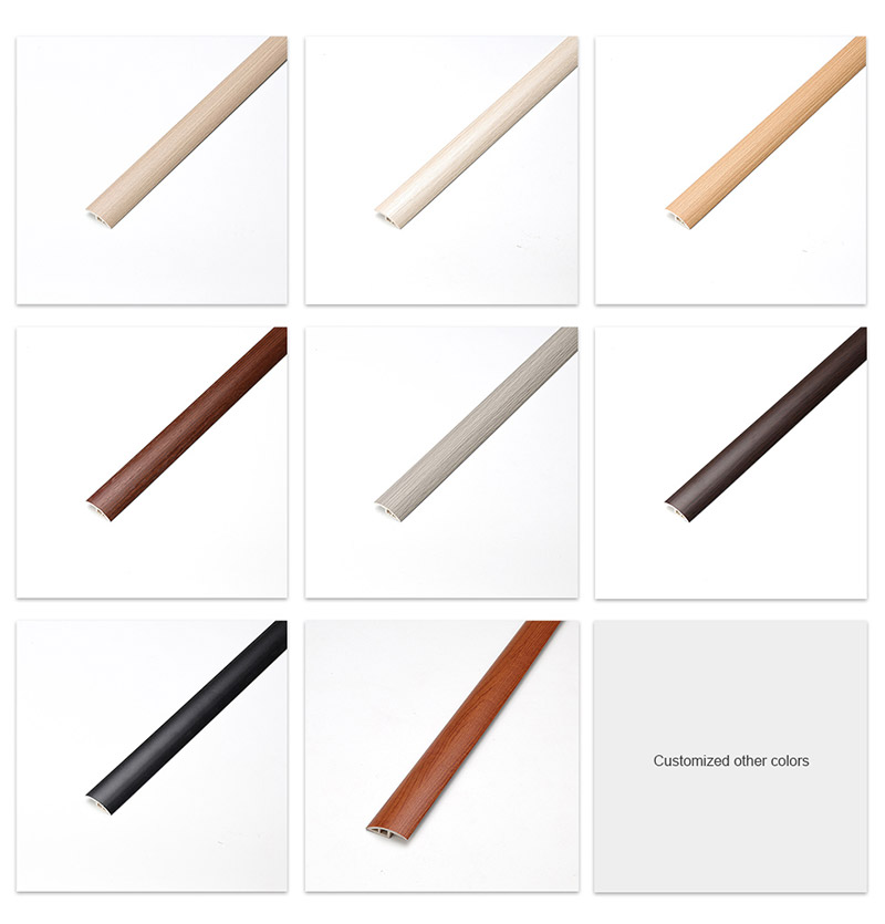 Переходник для пола из ПВХ 28*5 мм под дерево