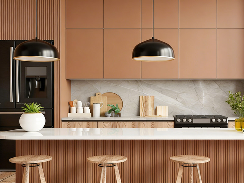 Можно ли использовать стеновые панели из ДПК на кухне?