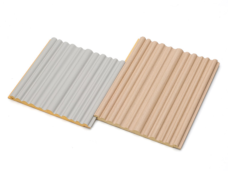 Решетка в форме волны из цельного дерева 159*11 мм