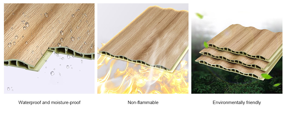 205*14 мм вогнутая рифленая панель