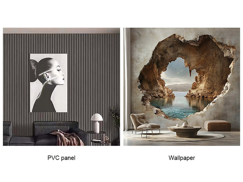 Что лучше: панели ПВХ или обои?