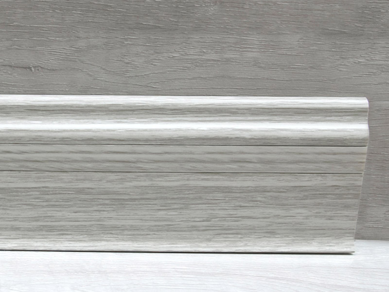 78*17 мм ПВХ ягненок язык скрытый плинтус для ногтей