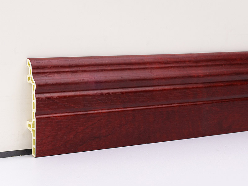 Плинтус с зажимом SPC 80*15 мм