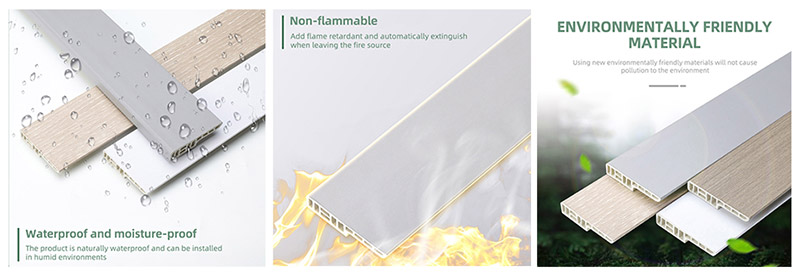 Водонепроницаемый плинтус SPC 60*12 мм