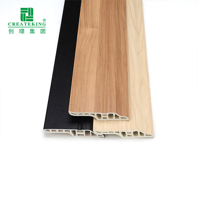 Полый плинтус из ПВХ 70*16 мм с несколькими полостями