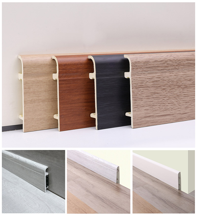 Варианты цвета плинтуса ПВХ