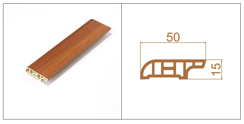 Плинтусы SPC под дерево 50*15 мм