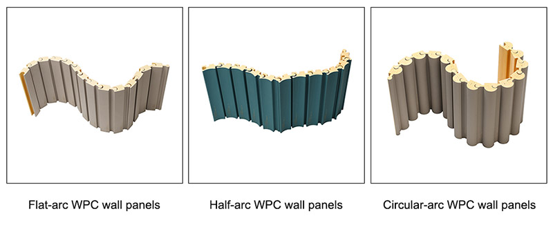 Сегментированные стеновые панели из полос WPC