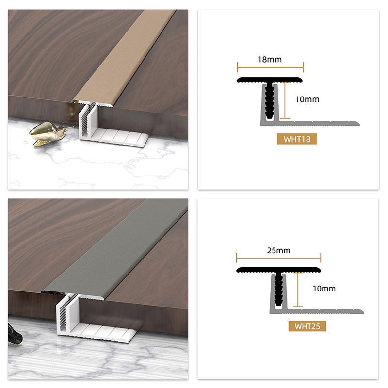 25*11,3 мм Т-образные напольные молдинги из алюминиевого сплава