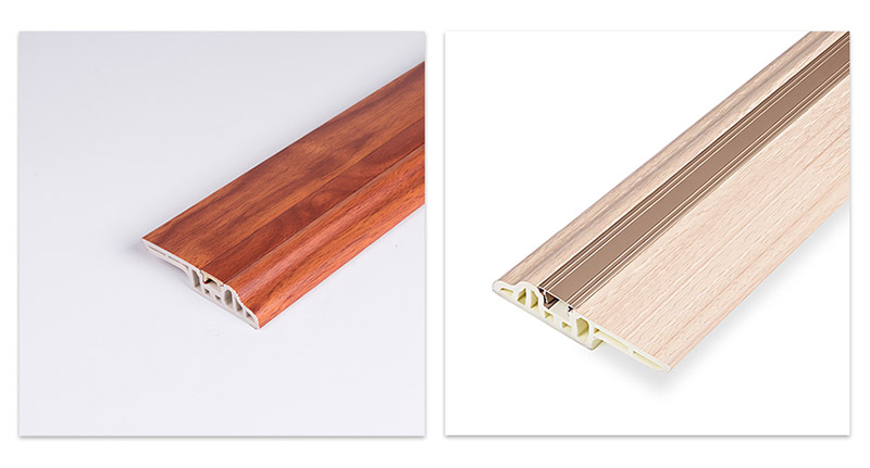 Плинтус с язычком ягненка из ПВХ со скрытыми гвоздями