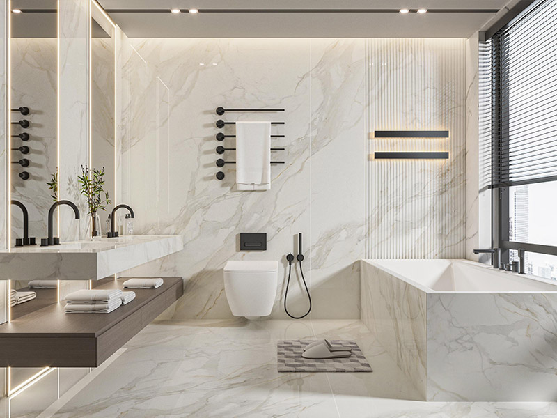 10 Идеи с популярной панелью для ванной комнаты