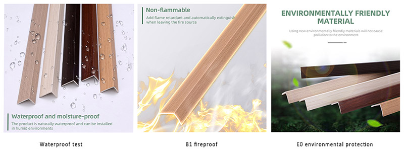 30*20 мм L-образная кромка пола из ПВХ