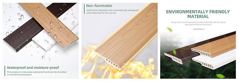 95*15 мм круглый плинтус из ПВХ-карандаша