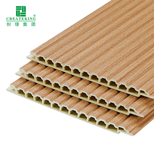 137*9 мм WPC полые гофрированные стеновые панели
