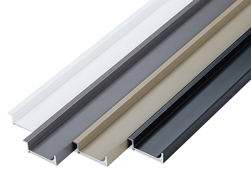 30*12 Утопленный алюминиевый плинтус