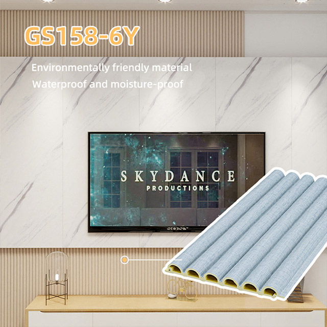 Стеновая панель WPC полукруглого дизайна 158*15 мм