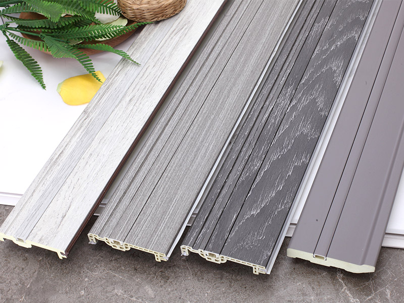 75*13,5 мм WPC скрытый профиль плинтуса для ногтей