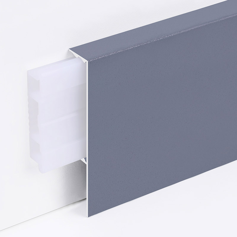 Плинтус из алюминиевого сплава 60*11 мм