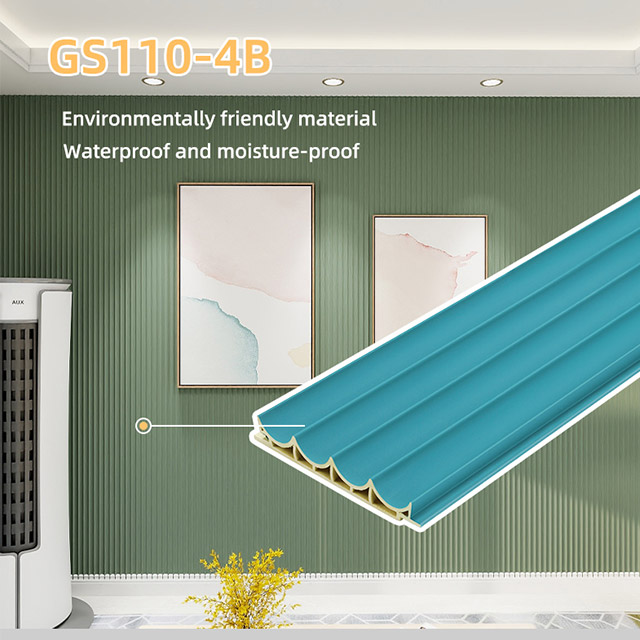 Стеновая панель из ДПК с внутренней дугой