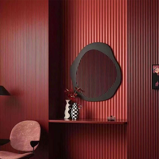 Стеновая панель из ДПК с внутренней дугой