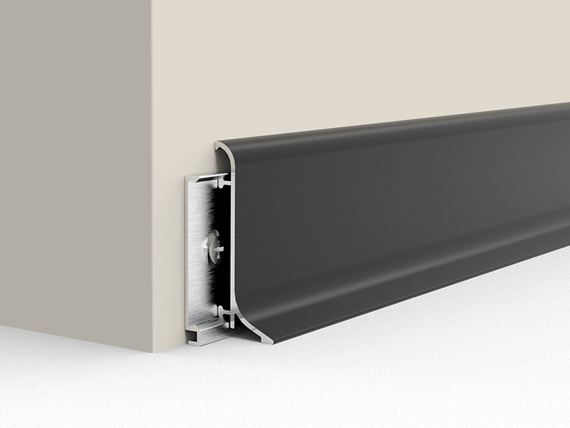 Плоский плинтус из алюминиевого сплава 40*14,6 мм