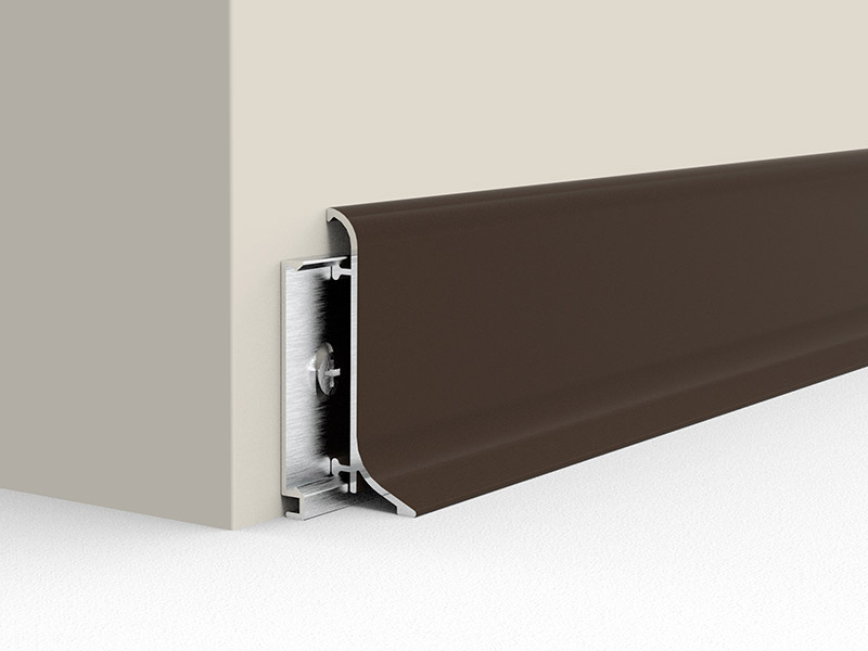 Плоский плинтус из алюминиевого сплава 40*14,6 мм