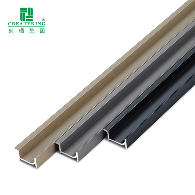 Встраиваемый алюминиевый плинтус 20*12 мм