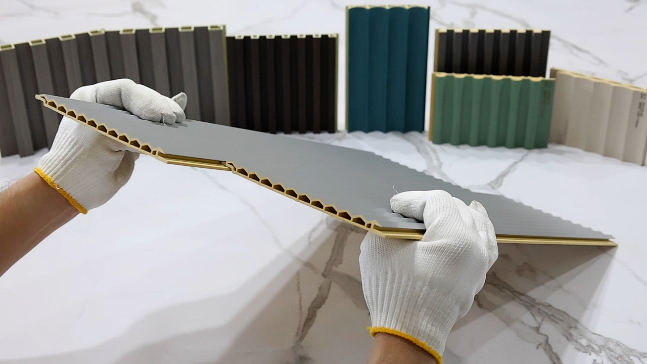 Стеновые панели с треугольными отверстиями 159*9 мм (GS159-12SF)