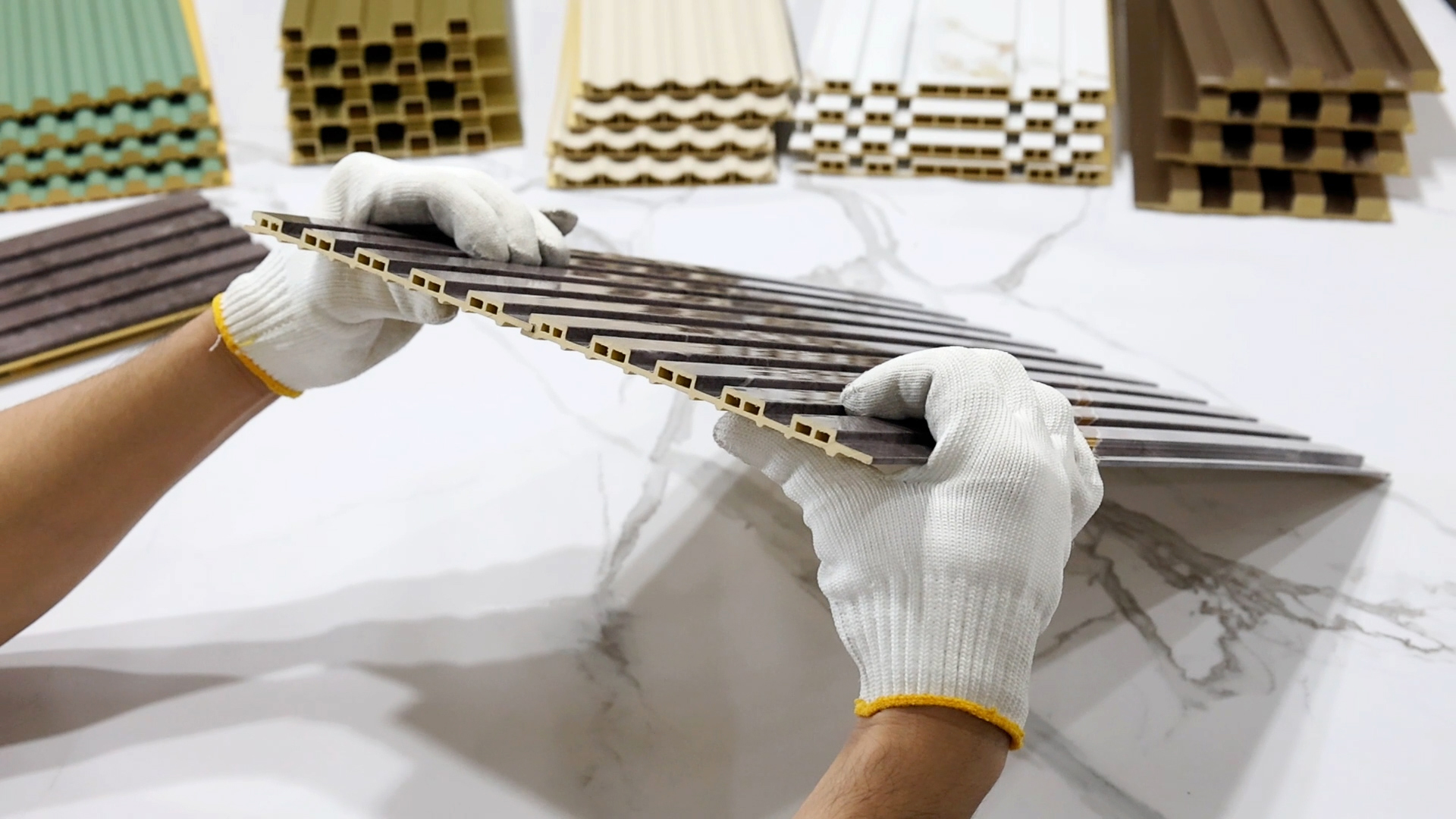 Водонепроницаемая полая стеновая панель из ПВХ 155*17 мм (GS155*9-5F)