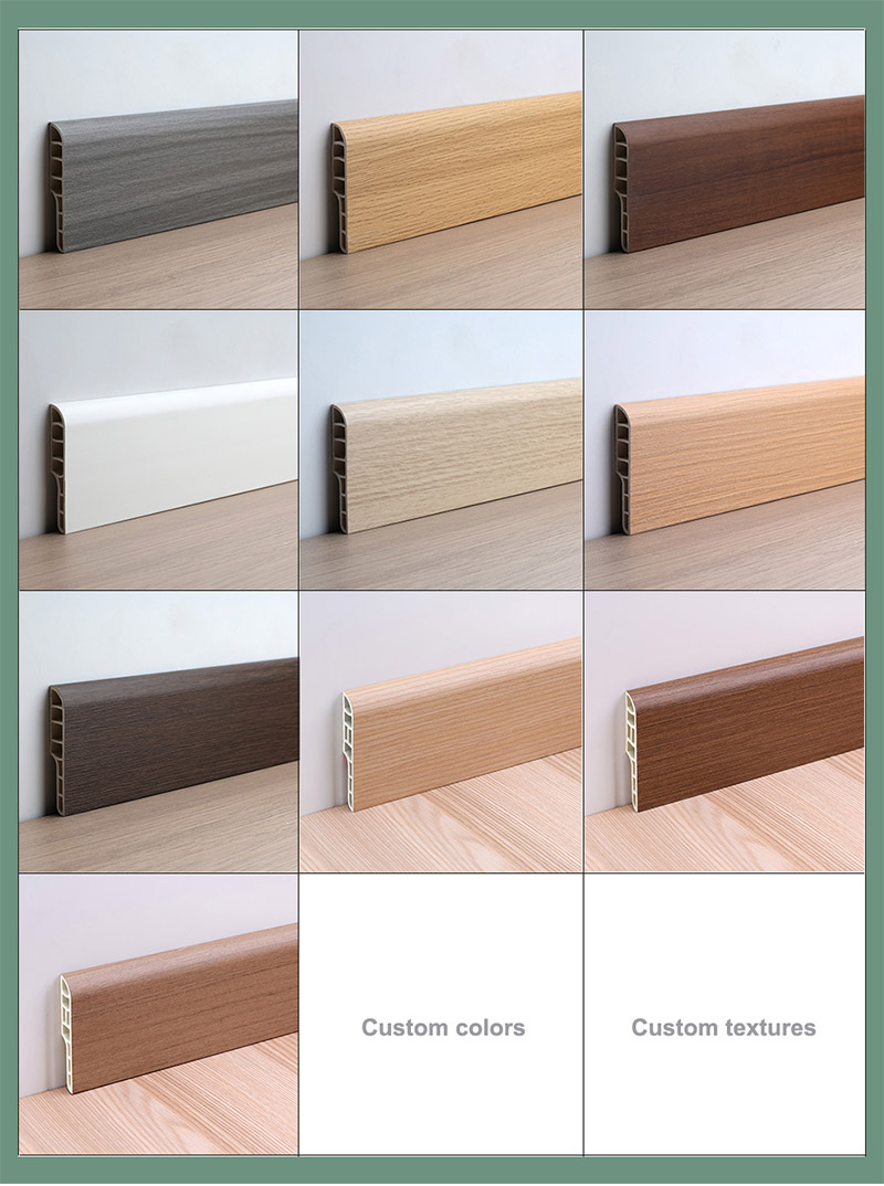 Плинтус-карандаш из ПВХ 70*12 мм