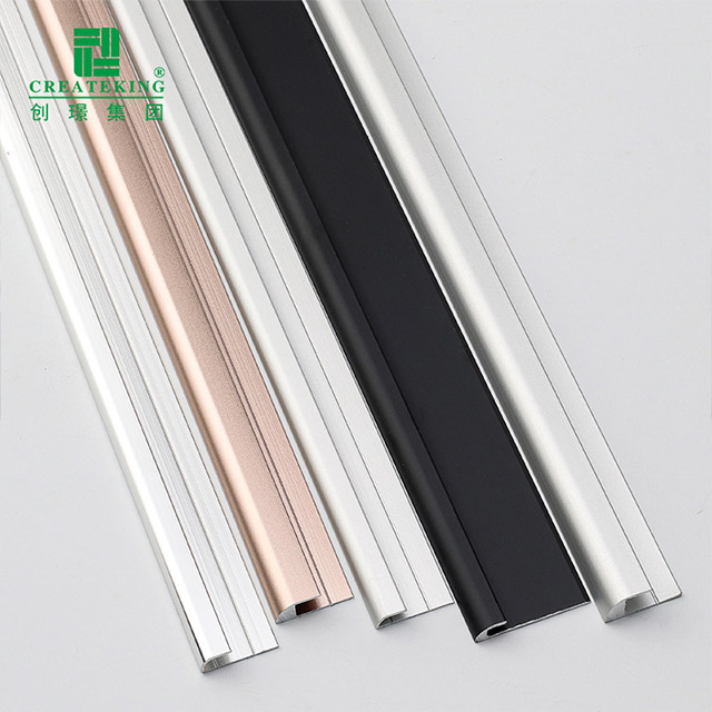 Алюминиевая квадратная кромка пола 24,95x7,2 мм