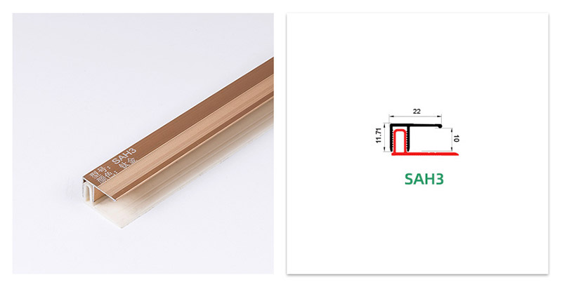Металлический торцевой профиль для ламината