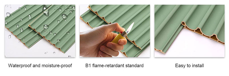 Стеновая панель с внутренней дугой из ПВХ