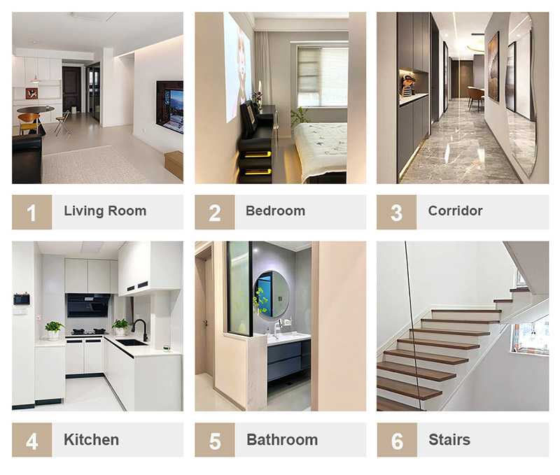 Твердый плинтус со скрытыми гвоздями из ПВХ