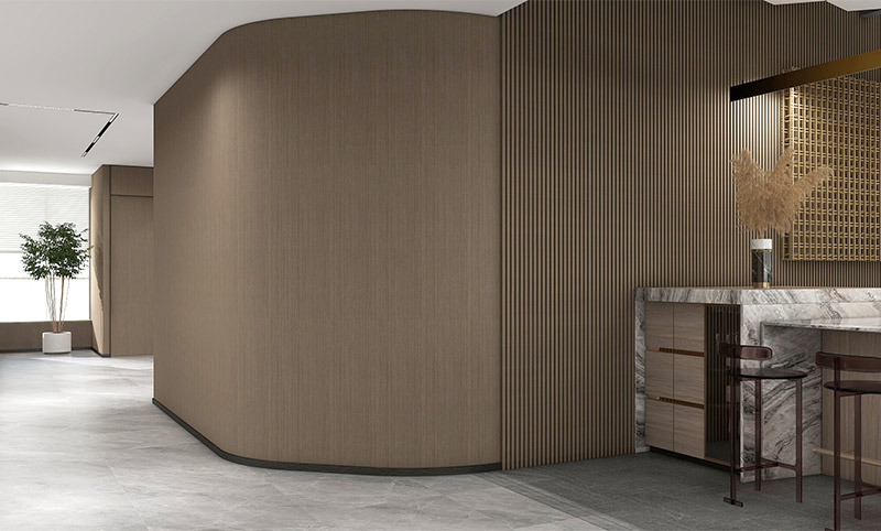 Варианты настройки цвета для стеновых панелей из ДПК