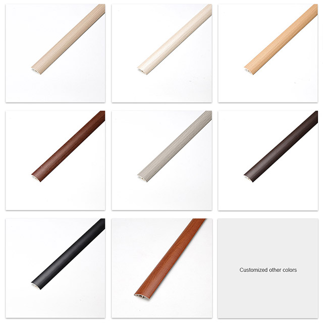 Переходник для пола из ПВХ 28*5 мм под дерево