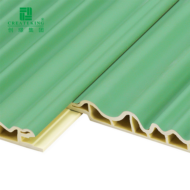 Стеновая панель WPC в форме волны внутренней дуги 158*12 мм